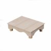 Wooden Comfortable Child Squatting Step Toilet Stool,Simplicity Non-Slip Bathroom Squat Aid Tool,Thicken Bathroom Double Stool Toilet Squatting,A