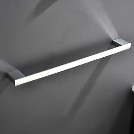 HIGOH Towel Racks,Towel Holder Towel Rail for Bathroom, Aluminum Towel Bar, Wall Mounted Towel Holder, Bathroom Accessories, Shining Robe Clothes
