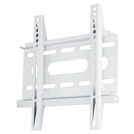 Hama 84466 TV Fixed Wall Bracket (for televisions from 19 to 37 inches, including Fischer dowels, VESA up to 200 x 200, wall distance only 2.2 cm