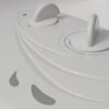 Triton Showers MOSV07SG Seville Universal Electric Shower, 7.5 KW,White/Chrome