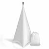 Pyle PSCRIM2W Universal Light Tripod Stand Scrim Skirt Trim DJ Speaker - White