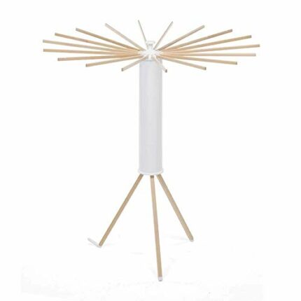 TJLSS High-Grade Wooden Tree Coat Rack Stand, Super Easy Assembly NO Tools Required - Hallway/Entryway Coat Hanger Stand for Clothes, Suits, Acce