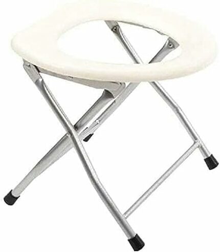 Folding Shower Bath Stools Non-Slip Chair with Toilet Stainless Steel Shower Seat Stool for Elderly Max 150 kg, Household Items
