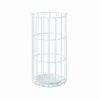 WALNUTA Umbrella Stand Indoor Style Umbrella Stand Metal Entryway Storage Rack Organizer Indoor Iron Umbrella Holder Storage Rack (Color : Wit)