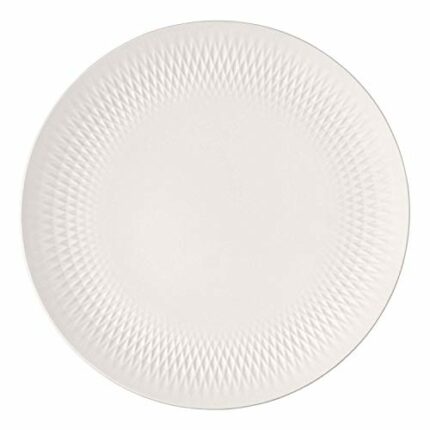 Villeroy & Boch - Manufacture Collier Blanc centrepiece, table decoration for a beautiful spread, premium porcelain, hand wash, white