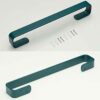 Bathroom Towel Shelf Self Adhesive No Drill Towel Holder Wall Mounted Towel Rack Anti-rust Space Aluminum For Bathroom Toilet,blue,60cm