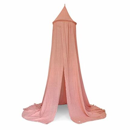 Zeke and Zoey Soft Hanging Bed Canopy (Pink)