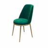 dining chair Kitchen Dining Room Furniture Chairs Simple Design Velvet Dining Chair With Backrest Sturdy Metal Legs For Office Lounge Dining Kitc