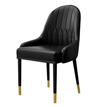 dining chair Kitchen Dining Room Furniture Chairs Modern PU Leather Dining Chairs Kitchen Living Room Chairs,High Back Soft Seat Side Chair with