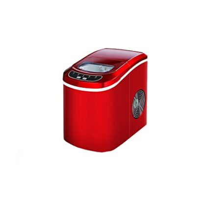 RJJ Ice Maker Home Small Piano Paint Office 15 Kg Round Ice Cube Maker