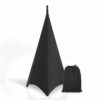 Pyle PSCRIM2W Universal Light Tripod Stand Scrim Skirt Trim DJ Speaker - White