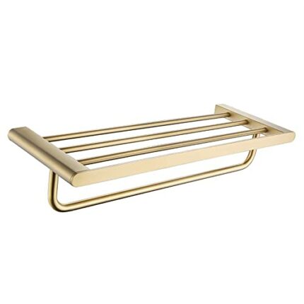 HIGOH Towel Racks,Bathroom Towel Rack Wall Mounted Towel Holder,Bathroom Accessories,Towel Bar Rack Hanger Storage Shelf
