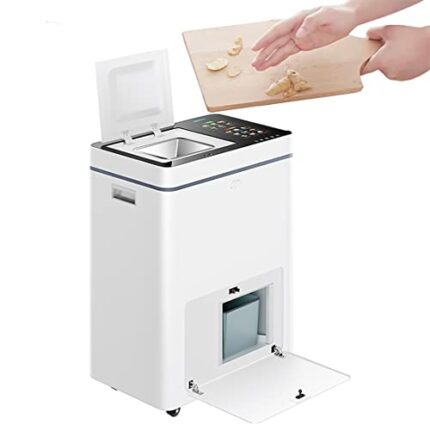 HLGKBY Smart Waste Kitchen Composter, Compost Bin Kitchen, Electric Composter for Indoor/Outdoor, APP control, Food Cycler, 20L Capacity, No Mess