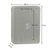 Wedo Key Cabinet, Alloy Steel, Grey, 110 Schlüssel