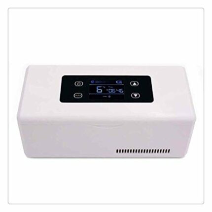Hbao Portable Powerful Refrigeration Vehicle Refrigerator Small Item Storage Mini Fridge Freezer LCD Digital Display