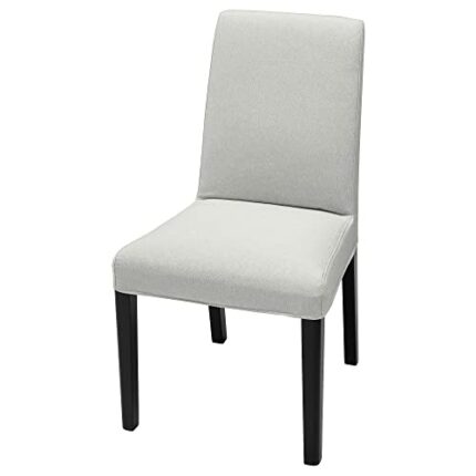 Ikea BERGMUND chair, black/Orrsta light grey
