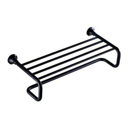 HIGOH Towel Racks,Bathroom Towel Rack Wall Mounted Towel Holder,Bronze Bath Towel Holder,Antique Towel Rack,European Retro Brass Bathroom Hardwar