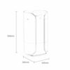 Washing Machines Portable Mini Single Tub Washing Machine,Bluray antibacterial 3.8kg washing capacity,Rotary C(mini washing machine) (White)