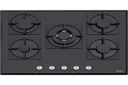 Franke FHNS 705 4G TC BK C built-in Gas hob Black – Plate (Built-in, Gas Hob, Glass, Black, Cast Iron, 1000 W)