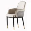 dining chair Kitchen Dining Room Furniture Chairs Living Room Armchair Modern High Back Padded Soft Seat Dining Chairs Water Proof PU Leather Cha