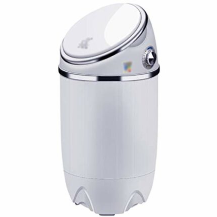 Mini Washing Machine,Single Tub Washing Machine,Portable Lazy Washing Machine,With Drain Pipe Bluray an(mini washing machine)