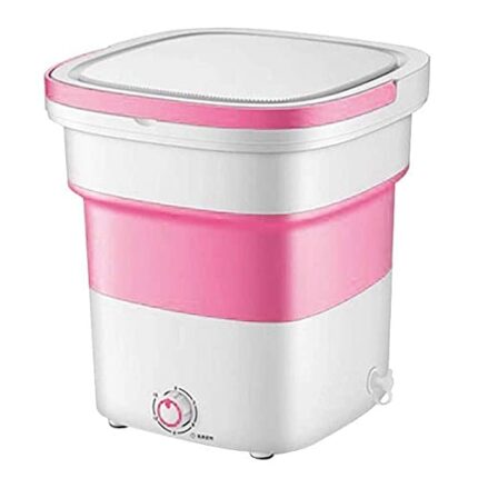 Mini Washing Machine,portable Washing Machine With Handle, Ozone Disinfection, Ultrasonic Cleaning Machine, Sm(mini washing machine) (Pink)
