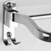 Bathroom Towel Bar Wall-Mounted Towel Rack Bathroom Rack Towel Rack Polishing Multi-Functional Folding Partition Tower Hanger