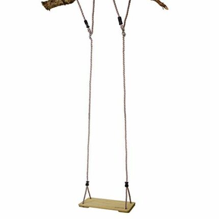 Big Game Hunters 6 Metre Pine Wood Tree Swing with Weatherproof Ropes and Galvanised Steel Fixings