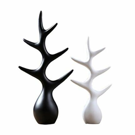 n/a Black and White Rich Tree Ornaments Living Room Wine Cabinet Decorations Gifts furnishings