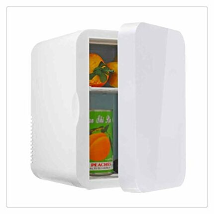 Hbao 12V Portable Car Freezer 6L Mini Fridge Refrigerator Car Refrigerator Cooler Heater Door Home Dual-use Refrigerator