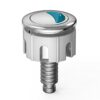 Toilet Flush Buttons Replacement Compatible with Ideal Cistern Tank, Ancable Replacement Dual Double Flush Oval Push Button for Ideal Cistern Tan