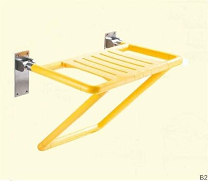 taimowei Wall Shower Seat Bathing Chair Disabled Shower Stable Antiskid Folding Stool Barrier-Free