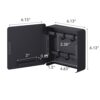 Yamazaki Home Tower Square Magnetic Key Cabinet Closet Storage and Organization Systems, One Size, Black