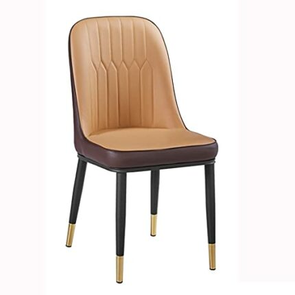 dining chair Kitchen Dining Room Furniture Chairs Faux Leather Dining Chairs Modern PU Leather High Back Padded Soft Seat Living Room Chairs Kitc