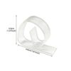 ALLY-MAGIC Transparent Table Cloth Clips 10 Pcs Clear Table Cover Clips Variable Tablecloth Clip Holder for Thick Plastic Tables Home Party Picni
