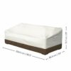 Amazon Basics Griffen 3-Seater Sofa Cover, Beige / Tan