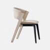 WALNUT Dining Chairs Backrest Dining Room Metal Chairs Kitchen Furniture Lounge Chair
