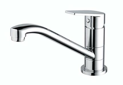 Bristan Cinnamon Easy Fit Kitchen Sink Single Lever Swivel Spout Mixer Tap Faucet Chrome Plated (CNN EFSNK C)