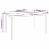 vidaXL Garden Dining Set 7 Piece, Table and Chair for Patio Terrace, Outdoor Dining Set with Table, Lounge Set, Black Steel and Textilene