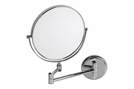 Cofan Round Wall Magnification Mirror | X3 Makeup Mirror | 360° Rotating Magnifying Mirror