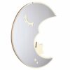 Veemoon Chic Moon Shape Acrylic Mirror Ornament Kids Room Wall Mirror Pendant Cartoon Shape Acrylic Mirror