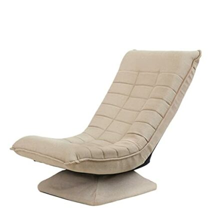 REHBEDWA 360 Degree Swivel Video Rocker Gaming Chair Adjustable Angle Chair Folded Floor Chair Living Room