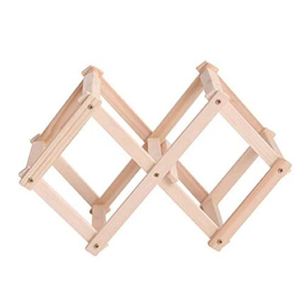 NEOCHY Folding Wine Rack Holder Wine Rack Organizer Classical Kitchen Bar Counter Wine Stand Display Shelf