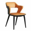 WALNUT Lounge Dinning Chair Kitchen Dining Chairs Bedroom Office Comfortable Household Items (Color : Argento, Size : Light Grey)