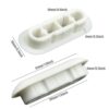 Toilet WC Seat Buffer Set Toilet Seat Bumper Noise Dampening Bumpers Gasket Toilet Seat Buffer Set Universal Toilet Bumper Replacement Cushioning