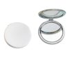 Zcooooool Makeup Mirror,Round folding mirror 6.7 CM, Professional Double-sided Make Up Mirror (One side enlarged,the other side normal) PU Surfac