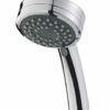 Triton SFXLAR3POSWH 3 Spray Pattern Shower Head, White