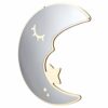 Veemoon Chic Moon Shape Acrylic Mirror Ornament Kids Room Wall Mirror Pendant Cartoon Shape Acrylic Mirror