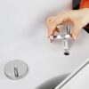 4 PCS Toilet Seat Fittings ,Stainless Steel Toilet Lid Top Seat Hinges Screws and Toilet Seat Fixings Bolt Expanding Nylon Nuts Screws Toilet Sea