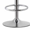 DINGZZ Nordic Bar Stool Wrought Iron Ins Creative Golden High Barstools Bar Chair Front Desk Lounge Chair Dinning Chair (Color : black-Soul Eater